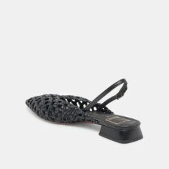 CYNDI FLATS BLACK WOVEN(Cyndi Flats Black Woven) -Dolce Vita DOLCEVITA FLATS CYNDI BLACKWOVEN 04