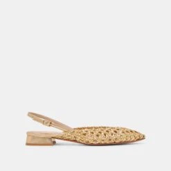 CYNDI FLATS GOLD WOVEN(Cyndi Flats Gold Woven)