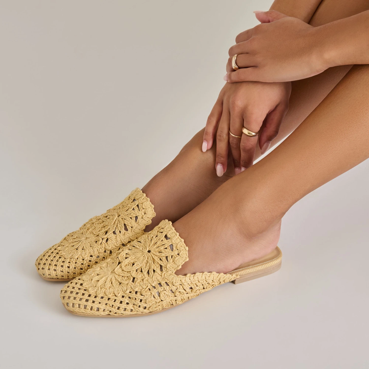 DIYA FLATS LT NATURAL MACRAME(Diya Flats Lt Natural Macrame) 2 DIYA FLATS LT NATURAL MACRAME(Diya Flats Lt Natural Macrame) - Image 2