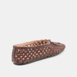 EDDA BALLET FLATS BROWN WOVEN LEATHER(Edda Ballet Flats Brown Woven Leather) -Dolce Vita DOLCEVITA FLATS EDDA BROWNWOVENLEATHER 03