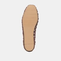 EDDA BALLET FLATS BROWN WOVEN LEATHER(Edda Ballet Flats Brown Woven Leather) -Dolce Vita DOLCEVITA FLATS EDDA BROWNWOVENLEATHER 07