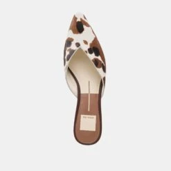 ELM FLATS COCOA TAURUS CALF HAIR(Elm Flats Cocoa Taurus Calf Hair) 20 ELM FLATS COCOA TAURUS CALF HAIR(Elm Flats Cocoa Taurus Calf Hair) -Dolce Vita DOLCEVITA FLATS ELM COCOATAURUSCALFHAIR 06