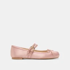 GIBSEN BALLET FLATS BLUSH SATIN(Gibsen Ballet Flats Blush Satin)