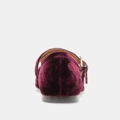 GIBSEN BALLET FLATS BURGUNDY VELVET(Gibsen Ballet Flats Burgundy Velvet) -Dolce Vita DOLCEVITA FLATS GIBSEN BURGUNDYVELVET 05
