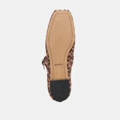 GIBSEN BALLET FLATS DK LEOPARD SATIN(Gibsen Ballet Flats Dk Leopard Satin) -Dolce Vita DOLCEVITA FLATS GIBSEN DKLEOPARDSATIN 07