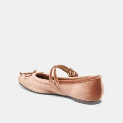 GIBSEN BALLET FLATS DK ROSE VELVET(Gibsen Ballet Flats Dk Rose Velvet) -Dolce Vita DOLCEVITA FLATS GIBSEN DKROSEVELVET 08