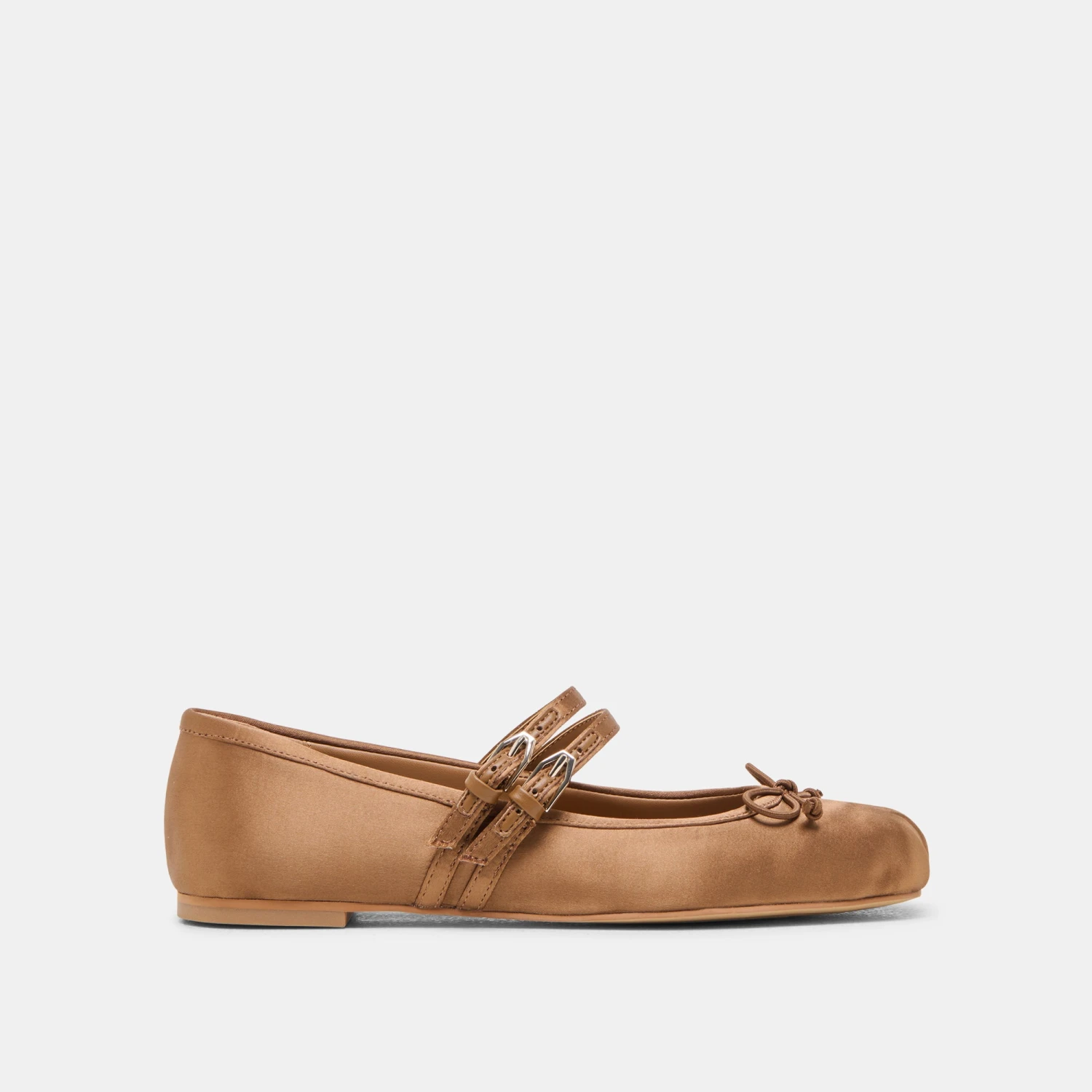 GIBSEN BALLET FLATS MID BROWN SATIN(Gibsen Ballet Flats Mid Brown Satin) 1 GIBSEN BALLET FLATS MID BROWN SATIN(Gibsen Ballet Flats Mid Brown Satin)