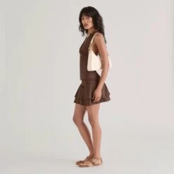 GIBSEN BALLET FLATS MID BROWN SATIN(Gibsen Ballet Flats Mid Brown Satin) 23 GIBSEN BALLET FLATS MID BROWN SATIN(Gibsen Ballet Flats Mid Brown Satin) -Dolce Vita DOLCEVITA FLATS GIBSEN MIDBROWNSATIN ONFOOT PRYACREAM 01 bca884a9 c6b5 4497 9211 649acfa3eaf2