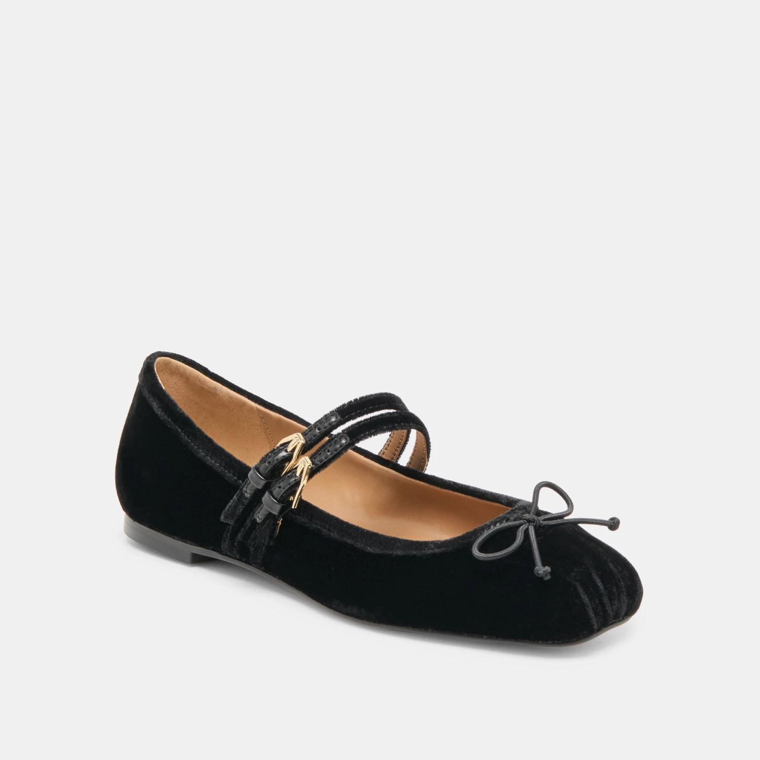 GIBSEN BALLET FLATS NERO VELVET(Gibsen Ballet Flats Nero Velvet) 2 GIBSEN BALLET FLATS NERO VELVET(Gibsen Ballet Flats Nero Velvet) - Image 2