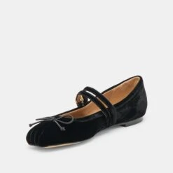 GIBSEN BALLET FLATS NERO VELVET(Gibsen Ballet Flats Nero Velvet) 12 GIBSEN BALLET FLATS NERO VELVET(Gibsen Ballet Flats Nero Velvet) -Dolce Vita DOLCEVITA FLATS GIBSEN NEROVELVET 09