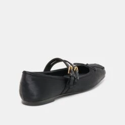 GIBSEN BALLET FLATS ONYX SATIN(Gibsen Ballet Flats Onyx Satin) -Dolce Vita DOLCEVITA FLATS GIBSEN ONYXSATIN 03