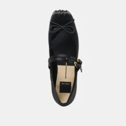 GIBSEN BALLET FLATS ONYX SATIN(Gibsen Ballet Flats Onyx Satin) -Dolce Vita DOLCEVITA FLATS GIBSEN ONYXSATIN 06