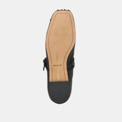 GIBSEN BALLET FLATS ONYX SATIN(Gibsen Ballet Flats Onyx Satin) -Dolce Vita DOLCEVITA FLATS GIBSEN ONYXSATIN 07