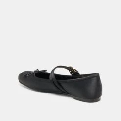 GIBSEN BALLET FLATS ONYX SATIN(Gibsen Ballet Flats Onyx Satin) -Dolce Vita DOLCEVITA FLATS GIBSEN ONYXSATIN 08