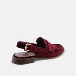 HARDI LOAFERS WINE VELVET - Re:vita(Hardi Loafers Wine Velvet Resale) -Dolce Vita DOLCEVITA FLATS HARDI WINEVELVET 03 eb9d87fd 0005 464a b940 2b6b07598409