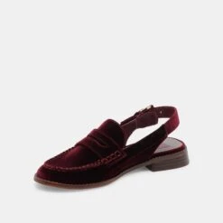 HARDI LOAFERS WINE VELVET - Re:vita(Hardi Loafers Wine Velvet Resale) -Dolce Vita DOLCEVITA FLATS HARDI WINEVELVET 09 8d43bb7a 6e0a 441f 8988 b324cb522dae