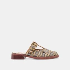HARLAH FLATS YELLOW PLAID TWEED(Harlah Flats Yellow Plaid Tweed)