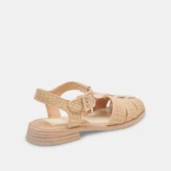 HOLIS SANDALS LT NATURAL RAFFIA(Holis Sandals Lt Natural Raffia) -Dolce Vita DOLCEVITA FLATS HILAH LTNATURALRAFFIA 03