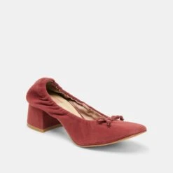 KARMIN HEELS BRANDY SUEDE(Karmin Heels Brandy Suede) -Dolce Vita DOLCEVITA FLATS KARMIN BRANDYSUEDE 01