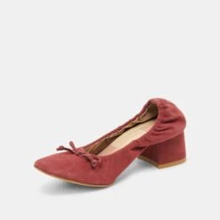 KARMIN HEELS BRANDY SUEDE(Karmin Heels Brandy Suede) -Dolce Vita DOLCEVITA FLATS KARMIN BRANDYSUEDE 08