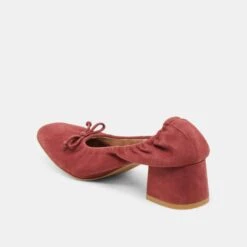 KARMIN HEELS BRANDY SUEDE(Karmin Heels Brandy Suede) -Dolce Vita DOLCEVITA FLATS KARMIN BRANDYSUEDE 09