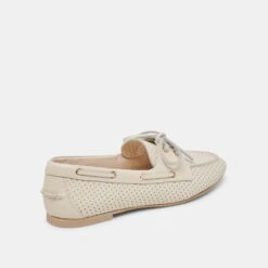LAKIN LOAFERS IVORY PERFORATED LEATHER(Lakin Loafers Ivory Perforated Leather) -Dolce Vita DOLCEVITA FLATS LAKIN IVORYPERFORATEDLEATHER 03