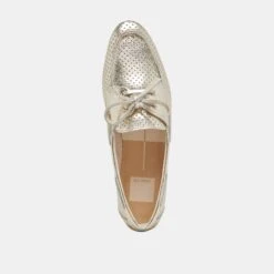 LAKIN LOAFERS PLATINUM PERFORATED LEATHER(Lakin Loafers Platinum Perforated Leather) 16 LAKIN LOAFERS PLATINUM PERFORATED LEATHER(Lakin Loafers Platinum Perforated Leather) -Dolce Vita DOLCEVITA FLATS LAKIN PLATINUMPERFORATEDLEATHER 06