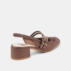 LORIS HEELS MAHOGANY SATIN(Loris Heels Mahogany Satin) -Dolce Vita DOLCEVITA FLATS LORIS MAHOGANYSATIN 03