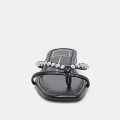 LUCCA PEARL SANDALS BLACK PEARLS(Lucca Pearl Sandals Black Pearls) -Dolce Vita DOLCEVITA FLATS LUCCAPEARL BLACKPEARLS 04