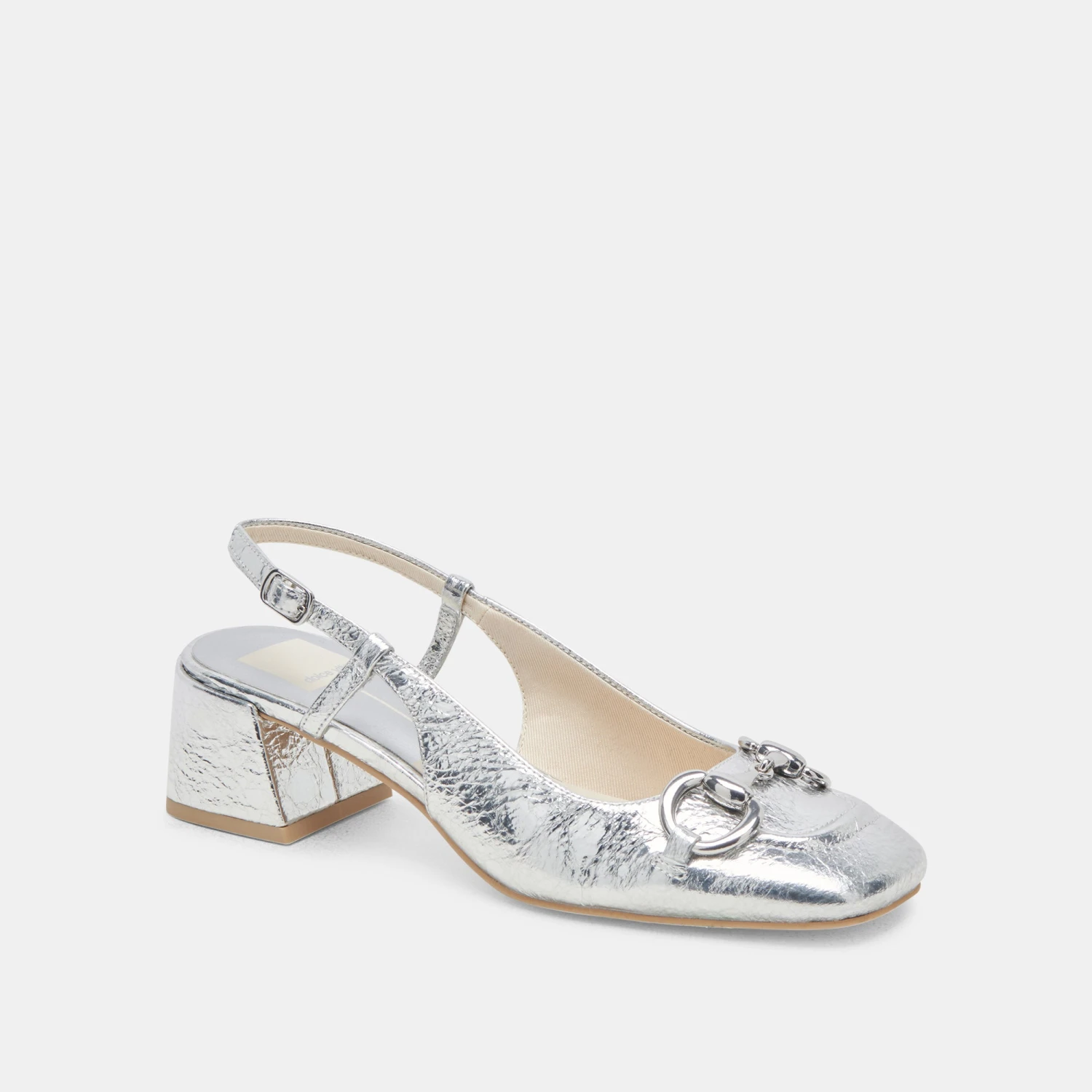 MELLI HEELS SILVER DISTRESSED LEATHER(Melli Heels Silver Distressed Leather) 2 MELLI HEELS SILVER DISTRESSED LEATHER(Melli Heels Silver Distressed Leather) - Image 2
