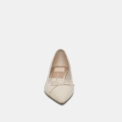 PALANI BALLET FLATS CREME CRINKLE PATENT(Palani Ballet Flats Creme Crinkle Patent) -Dolce Vita DOLCEVITA FLATS PALANI CREMECRINKLEPATENT 04