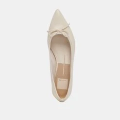 PALANI BALLET FLATS CREME CRINKLE PATENT(Palani Ballet Flats Creme Crinkle Patent) -Dolce Vita DOLCEVITA FLATS PALANI CREMECRINKLEPATENT 06