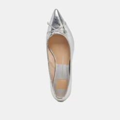 PALANI BALLET FLATS SILVER DISTRESSED LEATHER - Re:vita(Palani Ballet Flats Silver Distressed Leather Resale) -Dolce Vita DOLCEVITA FLATS PALANI SILVERDISTRESSEDLEATHER 06 712293f9 2a29 46f4 83a9 8d98b9788f26