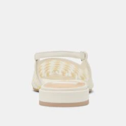 PAMIE FLORAL FLATS WHITE YELLOW FLORAL MESH(Pamie Floral Flats White Yellow Floral Mesh) -Dolce Vita DOLCEVITA FLATS PAMIEFLORAL WHITE YELLOWFLORALMESH 05