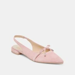 PAYGE FLATS PETAL PINK SUEDE(Payge Flats Petal Pink Suede) -Dolce Vita DOLCEVITA FLATS PAYGE PETALPINKSUEDE 01