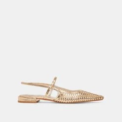 PHINLY FLATS GOLD DISTRESSED LEATHER - Re:vita(Phinly Flats Gold Distressed Leather Tj1iuuepcx Resale)