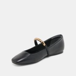 RADYA BALLET FLATS BLACK LEATHER(Radya Ballet Flats Black Leather) -Dolce Vita DOLCEVITA FLATS RADYA BLACKLEATHER 08
