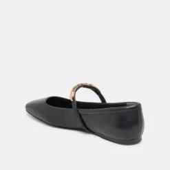RADYA BALLET FLATS BLACK LEATHER(Radya Ballet Flats Black Leather) -Dolce Vita DOLCEVITA FLATS RADYA BLACKLEATHER 09