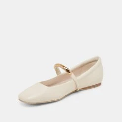 RADYA BALLET FLATS CREME LEATHER(Radya Ballet Flats Creme Leather) -Dolce Vita DOLCEVITA FLATS RADYA CREMELEATHER 08