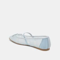 RAEVEN BALLET FLATS LIGHT BLUE TULLE(Raeven Ballet Flats Light Blue Tulle) -Dolce Vita DOLCEVITA FLATS RAEVEN LIGHTBLUETULLE 09