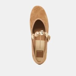RELAN BALLET FLATS LT BROWN SUEDE(Relan Ballet Flats Lt Brown Suede) 16 RELAN BALLET FLATS LT BROWN SUEDE(Relan Ballet Flats Lt Brown Suede) -Dolce Vita DOLCEVITA FLATS RELAN LIGHTBROWNSUEDE 06