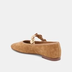 RELAN BALLET FLATS LT BROWN SUEDE(Relan Ballet Flats Lt Brown Suede) 13 RELAN BALLET FLATS LT BROWN SUEDE(Relan Ballet Flats Lt Brown Suede) -Dolce Vita DOLCEVITA FLATS RELAN LIGHTBROWNSUEDE 08
