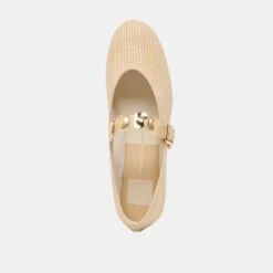 RELAN BALLET FLATS LT NATURAL RAFFIA(Relan Ballet Flats Lt Natural Raffia) 20 RELAN BALLET FLATS LT NATURAL RAFFIA(Relan Ballet Flats Lt Natural Raffia) -Dolce Vita DOLCEVITA FLATS RELAN LTNATURALRAFFIA 06