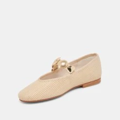 RELAN BALLET FLATS LT NATURAL RAFFIA(Relan Ballet Flats Lt Natural Raffia) 16 RELAN BALLET FLATS LT NATURAL RAFFIA(Relan Ballet Flats Lt Natural Raffia) -Dolce Vita DOLCEVITA FLATS RELAN LTNATURALRAFFIA 08