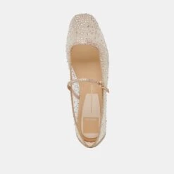 REYES CRYSTAL BALLET FLATS GOLD MESH(Reyes Crystal Ballet Flats Gold Mesh) 20 REYES CRYSTAL BALLET FLATS GOLD MESH(Reyes Crystal Ballet Flats Gold Mesh) -Dolce Vita DOLCEVITA FLATS REYESCRYSTAL GOLDMESH 06