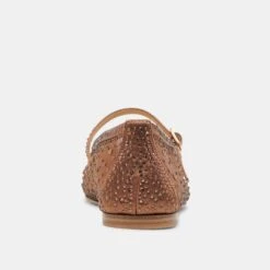 REYES CRYSTAL BALLET FLATS MID BROWN MESH(Reyes Crystal Ballet Flats Mid Brown Mesh) -Dolce Vita DOLCEVITA FLATS REYESCRYSTAL MIDBROWNMESH 05