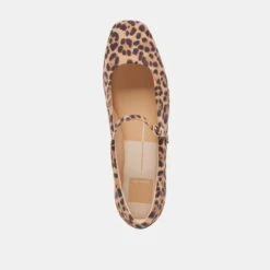 REYES BALLET FLATS DK LEOPARD SUEDE(Reyes Flats Dk Leopard Suede) -Dolce Vita DOLCEVITA FLATS REYES DKLEOPARDSUEDE 06