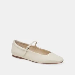 REYES BALLET FLATS IVORY LEATHER(Reyes Flats Ivory Leather) -Dolce Vita DOLCEVITA FLATS REYES IVORYLEATHER 01
