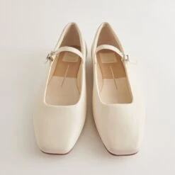 REYES BALLET FLATS IVORY LEATHER(Reyes Flats Ivory Leather) -Dolce Vita DOLCEVITA FLATS REYES IVORYLEATHER 1