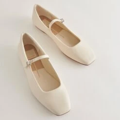 REYES BALLET FLATS IVORY LEATHER(Reyes Flats Ivory Leather)
